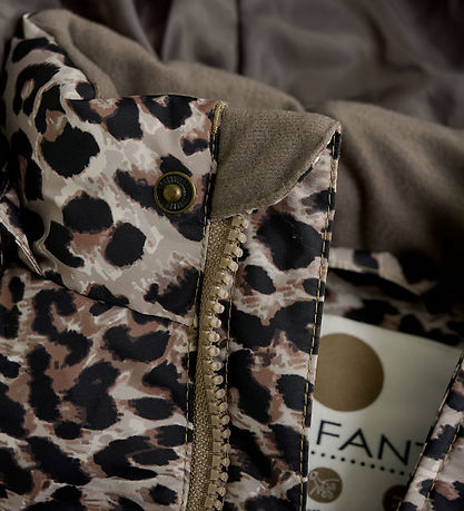 En Fant Dynejakke - Pine Bark m. Leopard