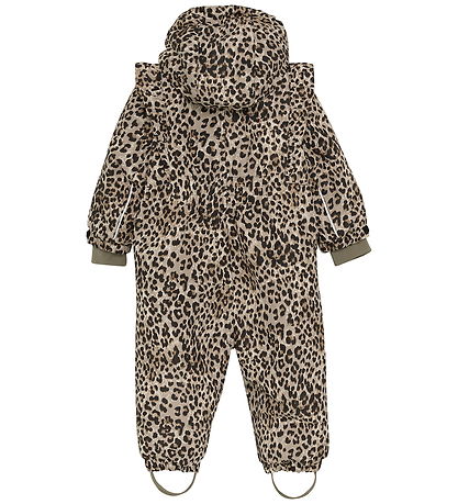 En Fant Flyverdragt - Pine Bark m. Leopard