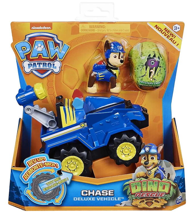 Paw Patrol Legetøjsbil - Dino Rescue - Chase