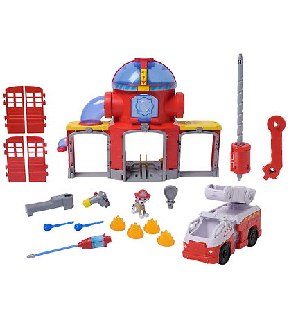 Paw Patrol Legesæt - Fire Station - Marshall 