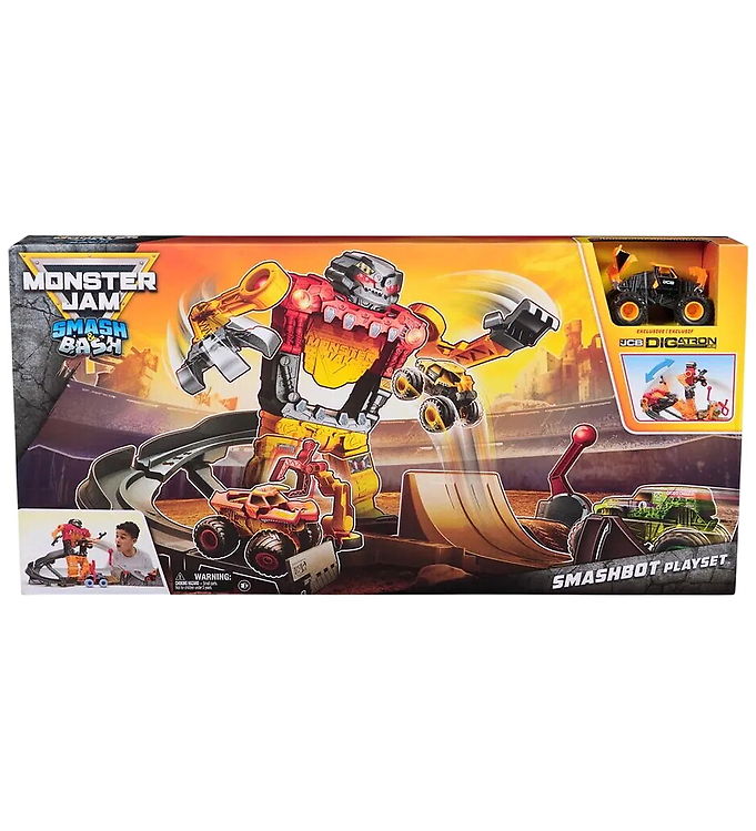 Monster Jam Legesæt - 1:64 - Smash & Bash - Smashbot