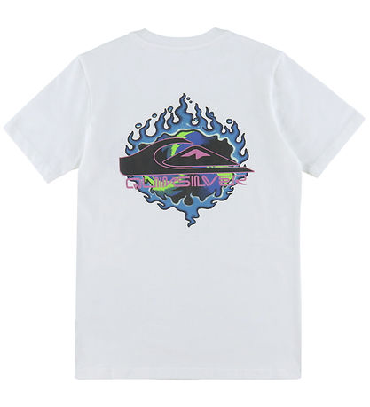 Quiksilver T-shirt - EV In Flames - Hvid