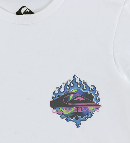 Quiksilver T-shirt - EV In Flames - Hvid