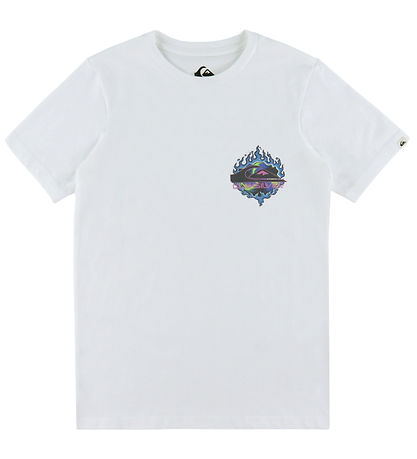 Quiksilver T-shirt - EV In Flames - Hvid
