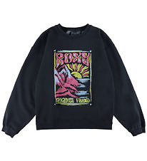 Roxy Sweatshirt - Lineup - Anthracite m. Print Roxy Sweatshirt - Lineup - Anthracite m. Print