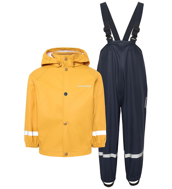 Didriksons Regntøj m. seler - PU - Slaskeman - Dark Pollen