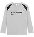 Champion Bluse - Nickel Grey m. Sort