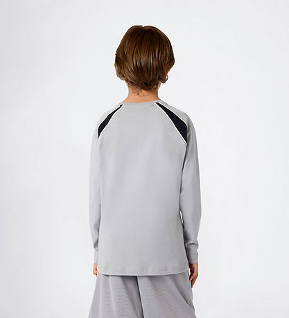 Champion Bluse - Nickel Grey m. Sort Champion Bluse - Nickel Grey m. Sort