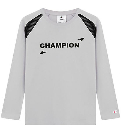 Champion Bluse - Nickel Grey m. Sort Champion Bluse - Nickel Grey m. Sort