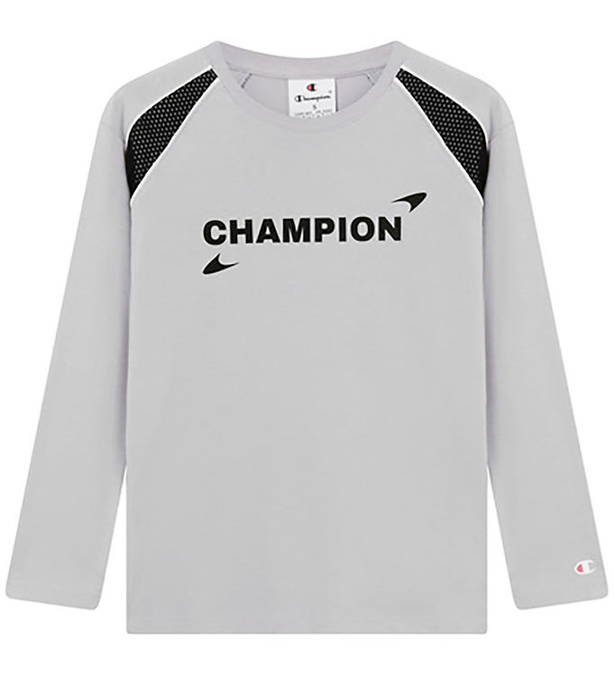 Champion Bluse - Nickel Grey m. Sort