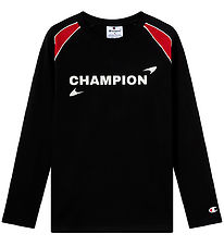 Champion Bluse - Black Beauty m. Rød Champion Bluse - Black Beauty m. Rød