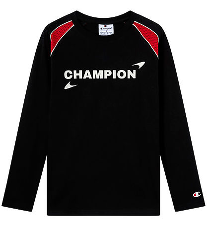 Champion Bluse - Black Beauty m. Rød Champion Bluse - Black Beauty m. Rød