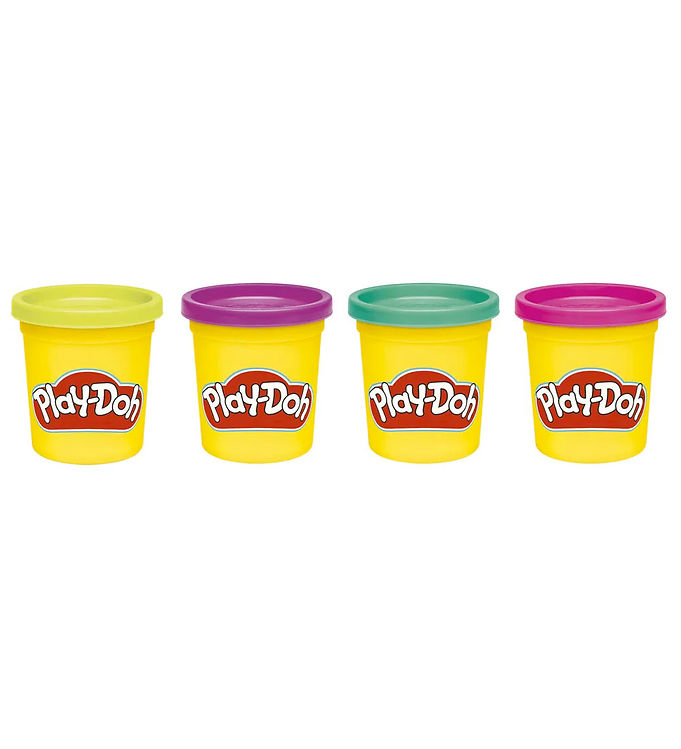 Play-doh - Modellervoks Sæt - 4-pak - Livlige Farver - 340 G
