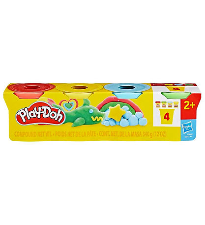 Play-Doh Modellervoks - 4-pak - 340g Play-Doh Modellervoks - 4-pak - 340g