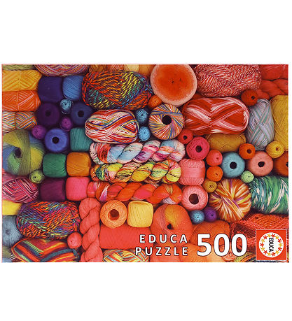 Educa Puslespil - 500 Brikker - Yarn Educa Puslespil - 500 Brikker - Yarn