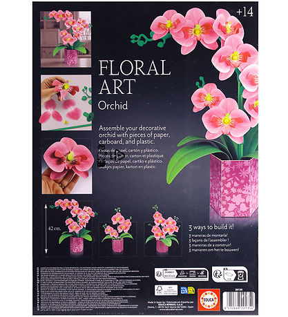 Educa Kreasæt - Floral Art - Orchid