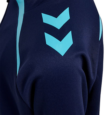 Hummel Cardigan - hmlLead 2.0 Track - Marine/Blue Fish