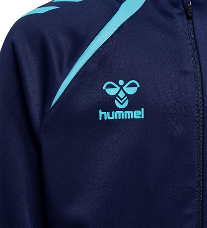Hummel Cardigan - hmlLead 2.0 Track - Marine/Blue Fish