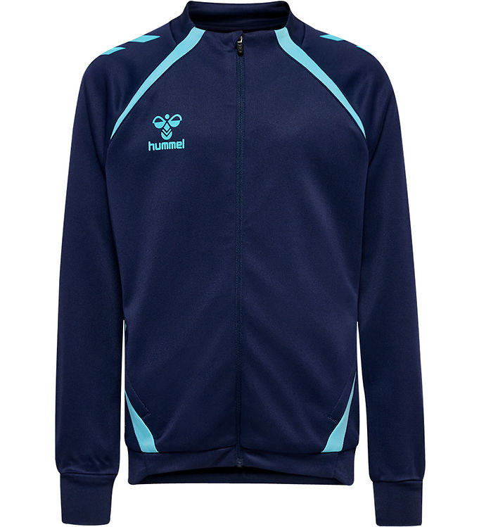 Hummel Cardigan - hmlLead 2.0 Track - Marine/Blue Fish