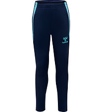 Hummel Træningsbukser - hmlLead - Marine/Blue Fish Hummel Træningsbukser - hmlLead - Marine/Blue Fish