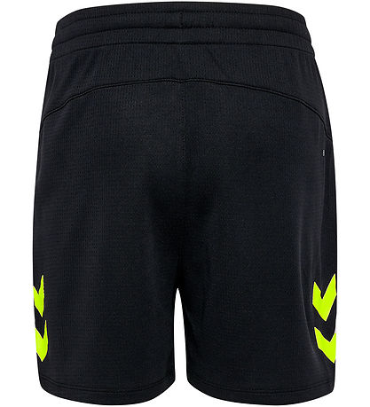Hummel Shorts - hmlLead 2.0 - Black/Green Gecko