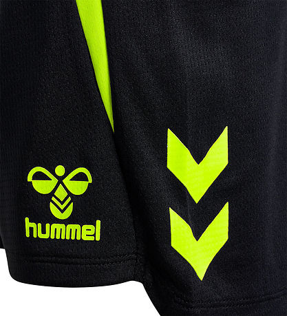 Hummel Shorts - hmlLead 2.0 - Black/Green Gecko