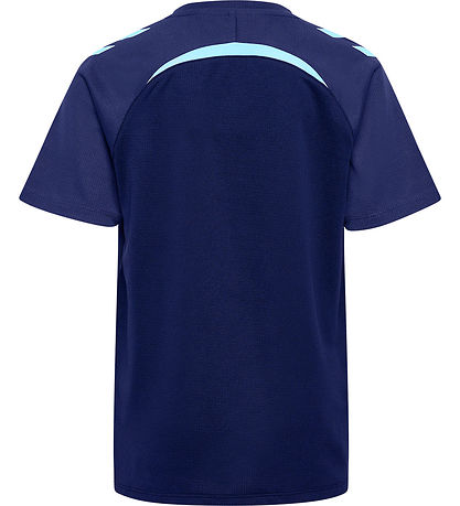 Hummel T-shirt - hmlLead 2.0 Jersey - Marine/Blue Fish