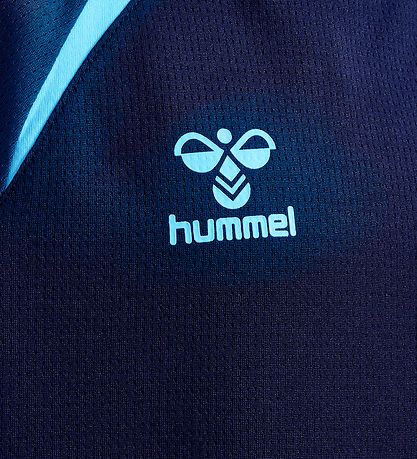 Hummel T-shirt - hmlLead 2.0 Jersey - Marine/Blue Fish