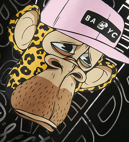 LMTD T-shirt - NlfAbrina Boredofd - Sort