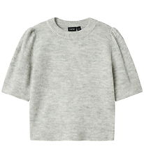 LMTD T-shirt - Strik - NlfLodet - Light Grey Melange LMTD T-shirt - Strik - NlfLodet - Light Grey Melange