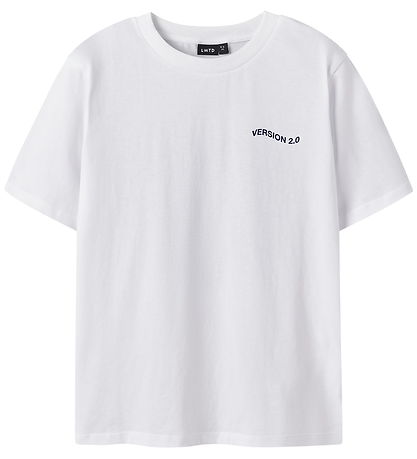 LMTD T-shirt - NlfHeart - Bright White/Blå