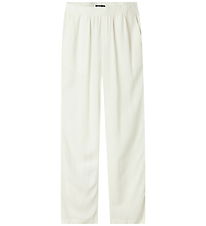 LMTD Bukser - Viskose/Hør - Noos - NlnFinen - White Alyssum LMTD Bukser - Viskose/Hør - Noos - NlnFinen - White Alyssum