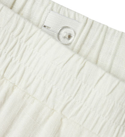 LMTD Trousers - Viscose/Linen - Noos - NlnFinen - White Alyssum