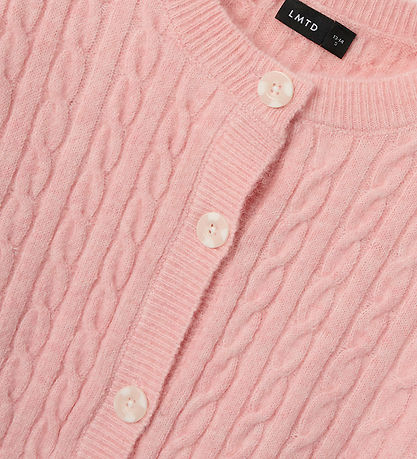 LMTD Cardigan - Strik - NlfKave - Crystal Pink