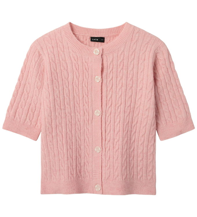 LMTD Cardigan - Strik - NlfKave - Crystal Pink