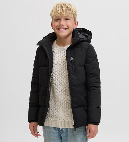 Jack & Jones Dynejakke - JjEowen - Sort/Solid