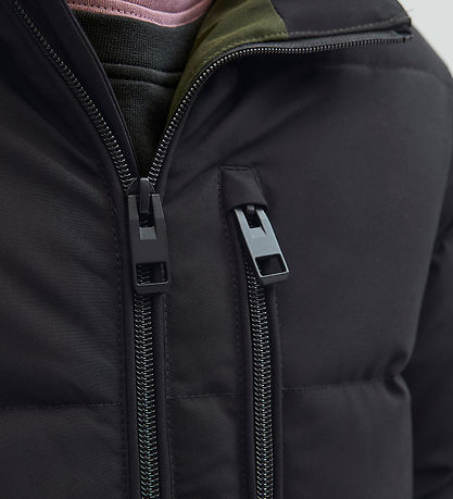 Jack & Jones Dynejakke - JjEowen - Rosin/Black Blocking