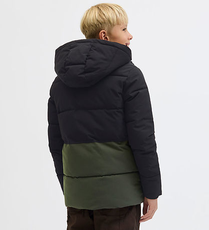 Jack & Jones Dynejakke - JjEowen - Rosin/Black Blocking