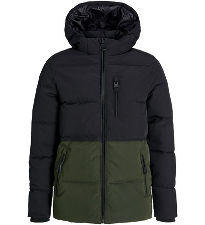 Jack & Jones Dynejakke - JjEowen - Rosin/Black Blocking