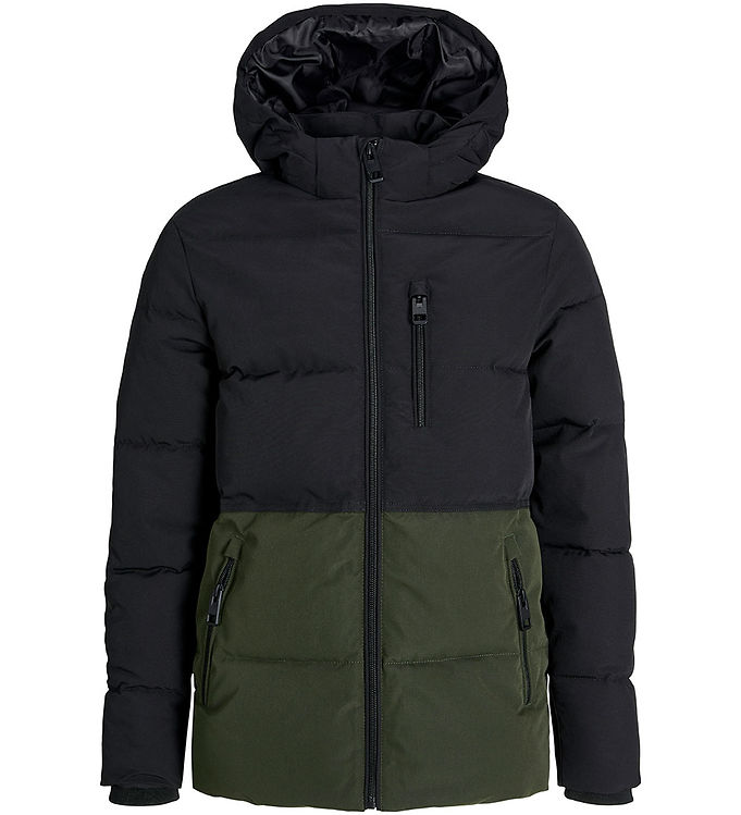 Jack & Jones Dynejakke - JjEowen - Rosin/Black Blocking