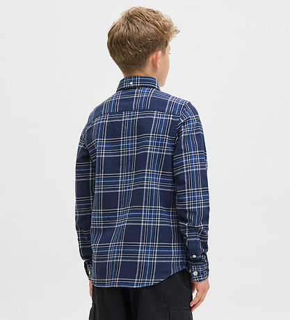 Jack & Jones Skjorte - JprBlubrook - Dark Navy m. Tern