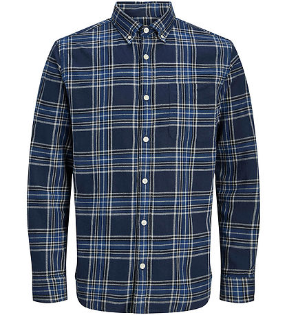 Jack & Jones Skjorte - JprBlubrook - Dark Navy m. Tern