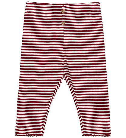 Minymo Leggings - Rib - Rio Red
