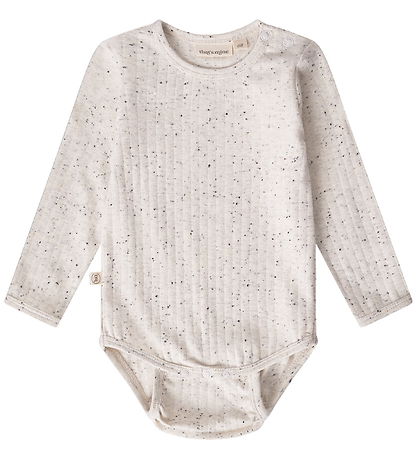 That's Mine Bodysuit l/s - Rib - Dakota - Ercu Melange