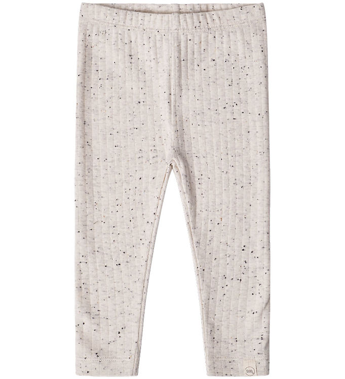 That's Mine Daniel Rib Leggings - Ecru Melange