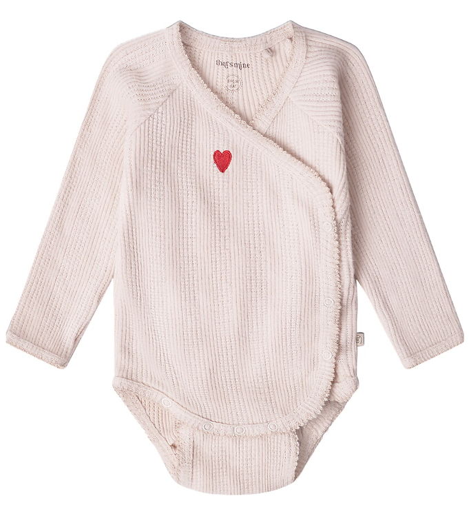 That's Mine - Silke slå-om bodystocking - Perfectly pale - 50cm - 0M