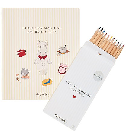 Thats Mine Malebog m. Farver - 12 stk. - Ben - Bunny