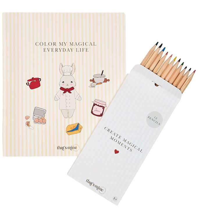 Thats Mine Malebog m. Farver - 12 stk. - Ben - Bunny