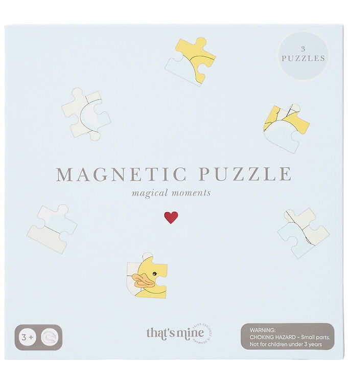 Thats Mine Magnetpuslespil - 3-pak - Ricki - Dino