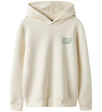 LMTD Hættetrøje - NlnHulp - Antique White/Jolly Green/Sort LMTD Hættetrøje - NlnHulp - Antique White/Jolly Green/Sort